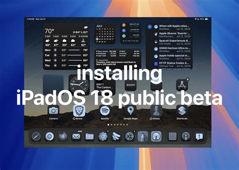 How to install the iOS 18 and iPadOS developer betas.